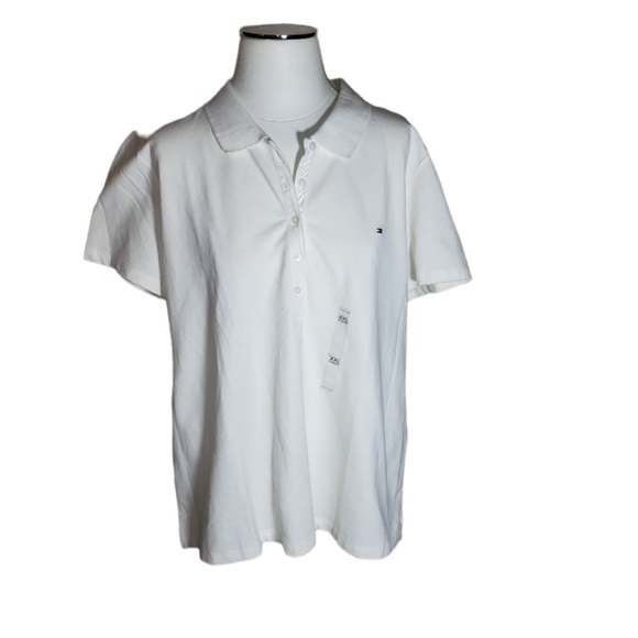 Tommy Hilfiger Women’s Stretch Cotton Polo Size 2X - Picture 2 of 5